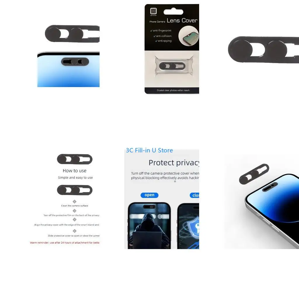 G8TA Slide Lock Camera Protectors For 15 16 Models Secure Adhesive Backing