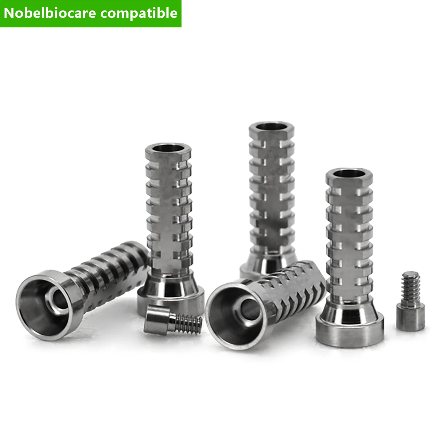 

Временный цилиндрический абатмент для многокомпонентных систем, совместимый с абатментами Nobel Biocare с креплением на протезный винт, прямые продажи с завода для лабораторий