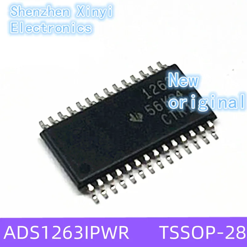 

Brand new original ADS1263IPWR ADS1263IPW ADS1263 1263 TSSOP-28 Analog to digital converter chip