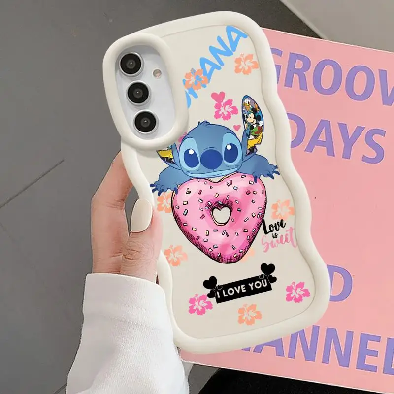 Disney Stitch Phone Case for Samsung Galaxy A12 A13 A04 A05s A11 A30s A50 A14 A20s A02s A03 Core A15 A21s A51 4G 5G Soft Cover