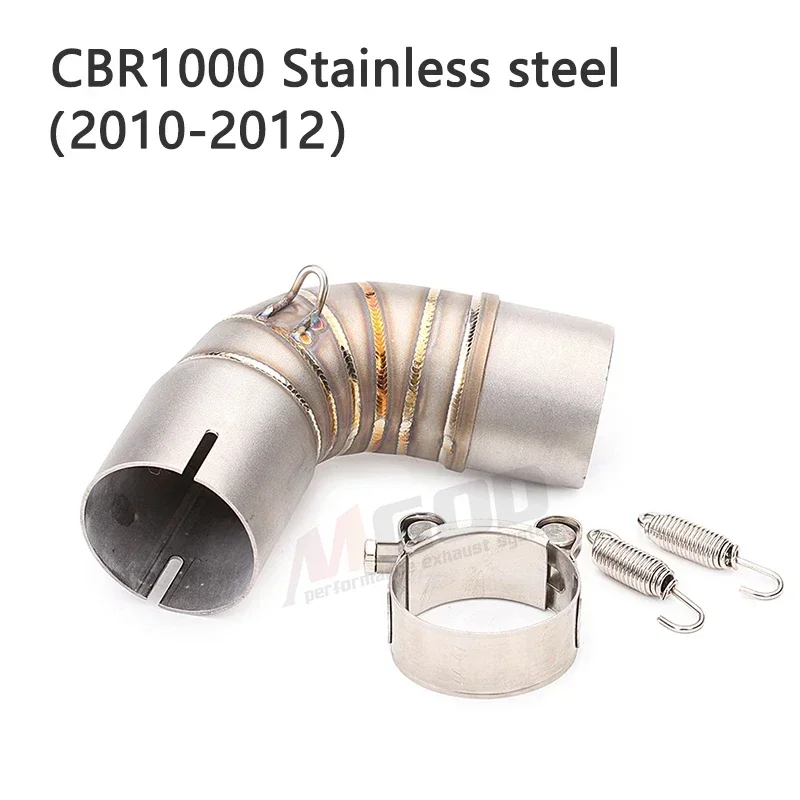 

For CBR1000RR CBR1000 CBR 1000 2004-2017 Motorcycle Exhaust Escape MOTO Titanium Alloy Muffler Pipe Middle Mid Tube Link Racing