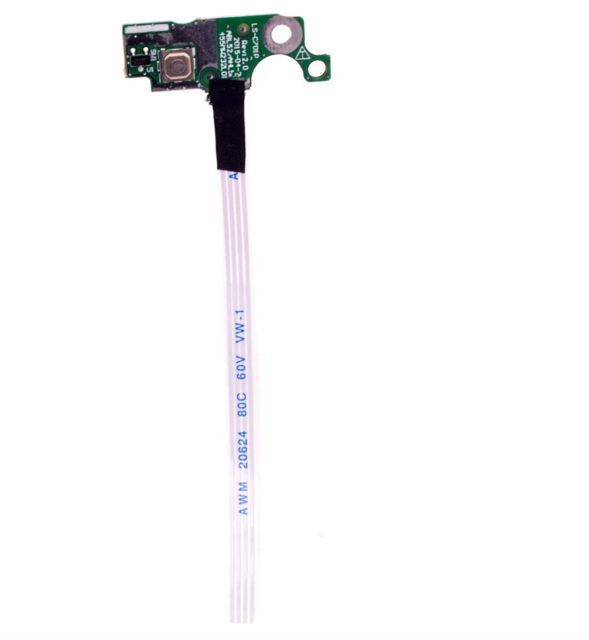 Power Button Board W/Cable LS-C701P 813955-001 Replacement for HP 15-A 15-AC 15-AE 15-AF 15-AY 15-BA 15-BD 250 G4 G5 255 G4 G5 2