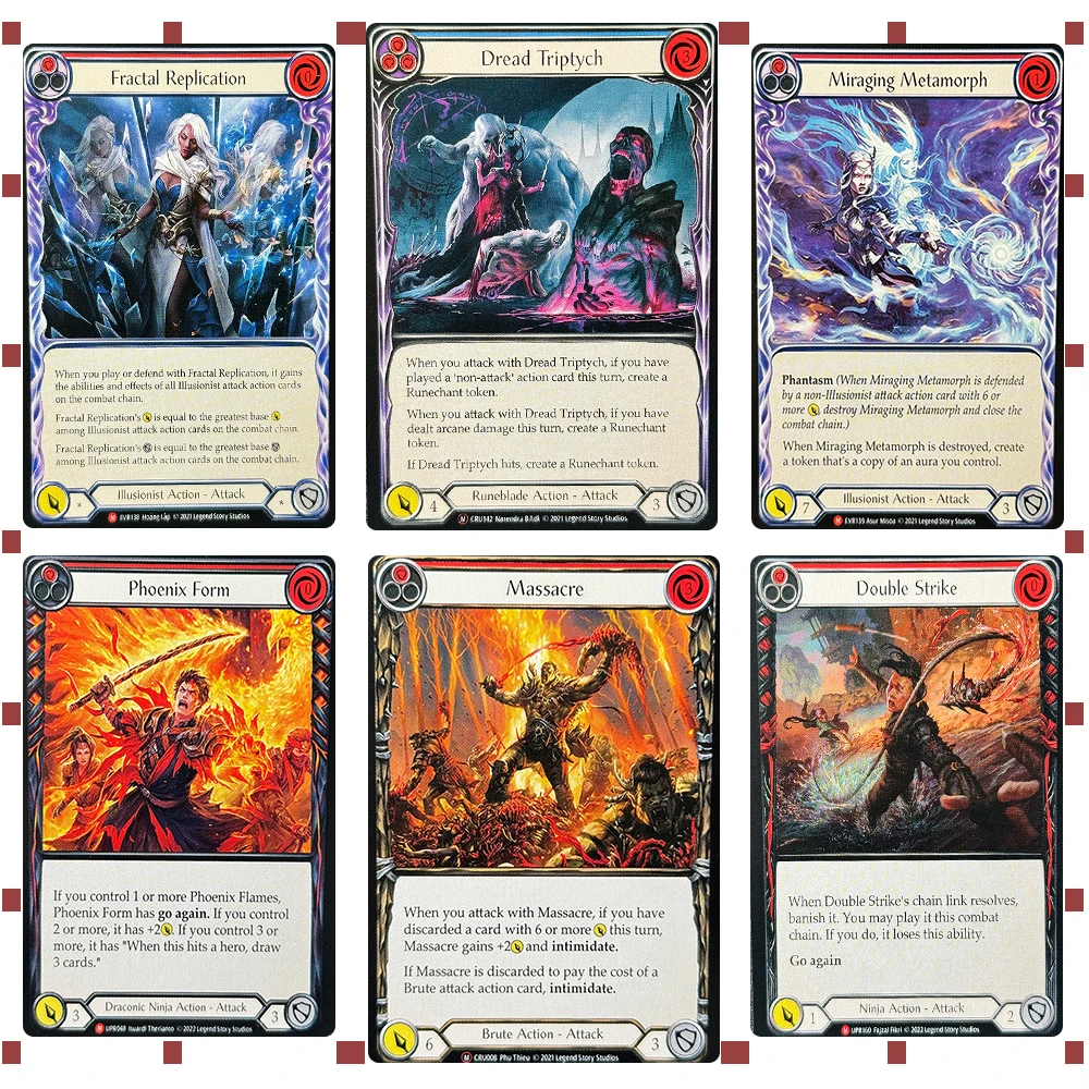 

Карты для протекса клещей и крови Blizzard Double Strike Channel the Bleak Expanse Gaze the Ages Erase Face Miraging Metamorph FAB TCG