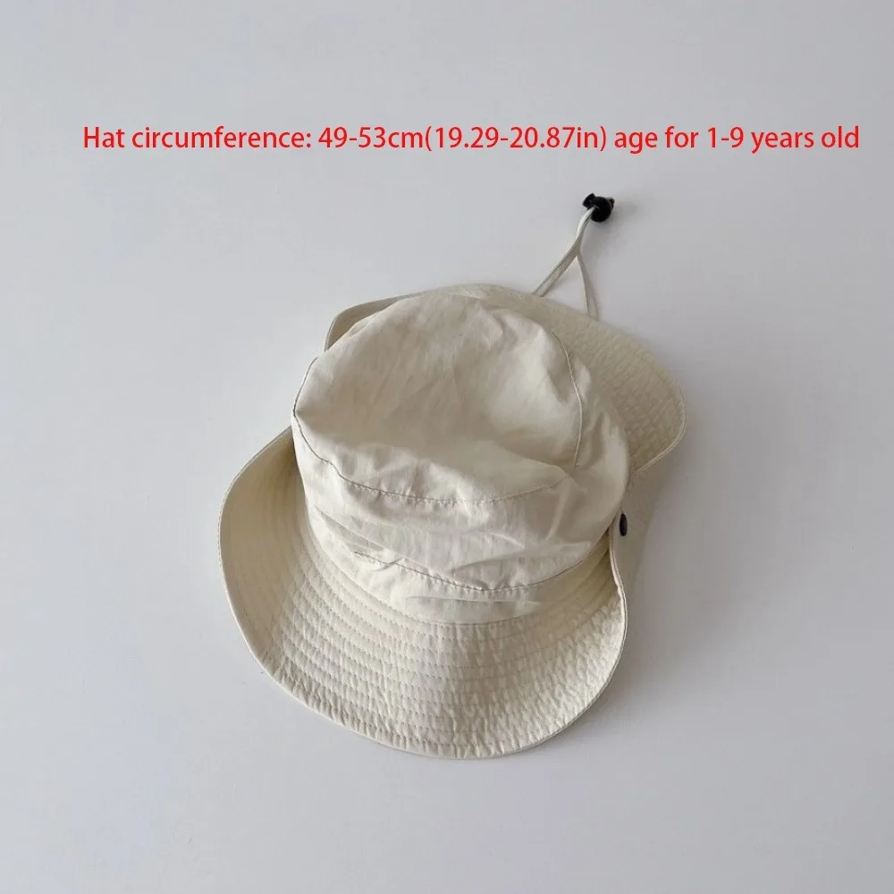 Nieuwe trendy emmerhoed anti-zon anti-uv zonnebrandcrème hoed verstelbare ademende strandhoed zomer