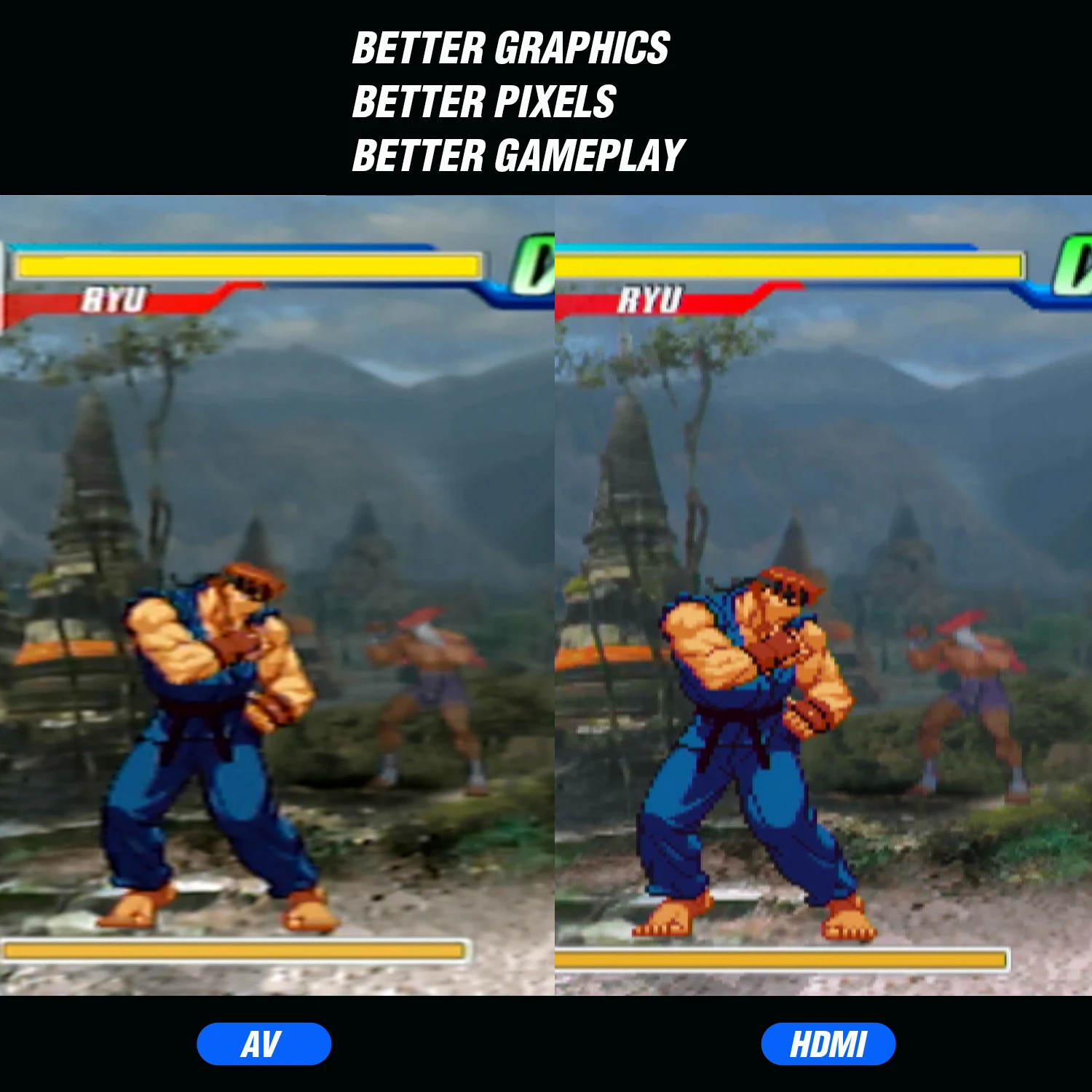 Конвертер PS2 в HDMI для игровых консолей PS2 PS1 PlayStation 1/2 с переключателем RGB в YPbPr