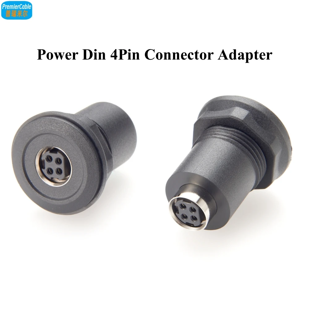 

Power Din 4Pin Converter Power Din 4Pin Female to Female Connector Din 4Pin Round Panel Mount Adapter Din 4 Pin Coupler Extender