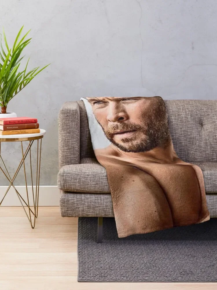 Chris Hemsworth Throw Blanket Luxury Thicken anime for winter Fluffy Softs Blankets