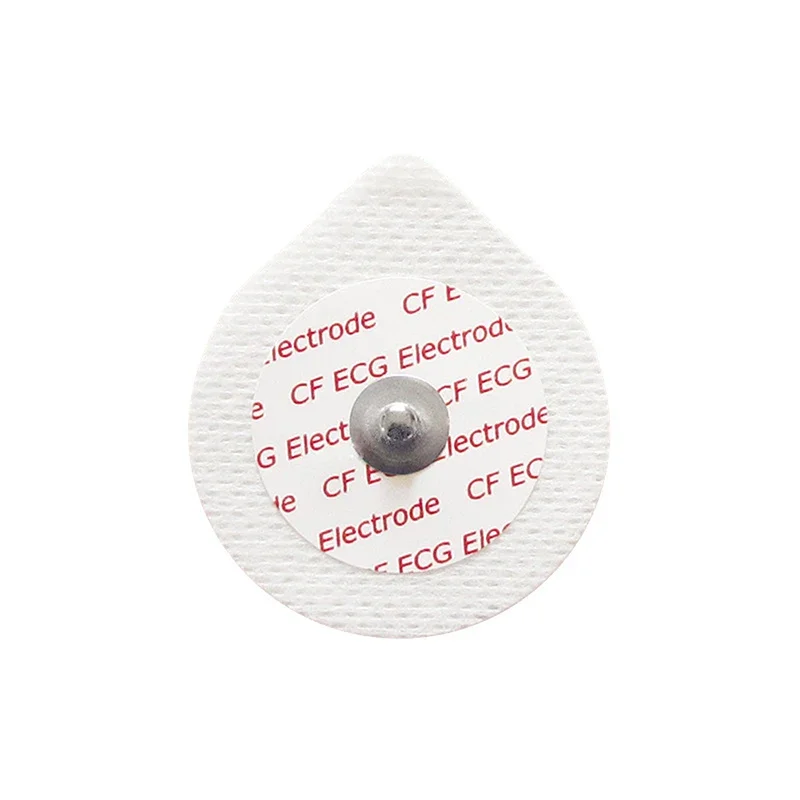 50 قطعة كل حقيبة 2439 رغوة بيضاء المتاح ECG منصات القطب التصحيح الطبي ECG EKG اكسسوارات لحجم المريض الطفل #5