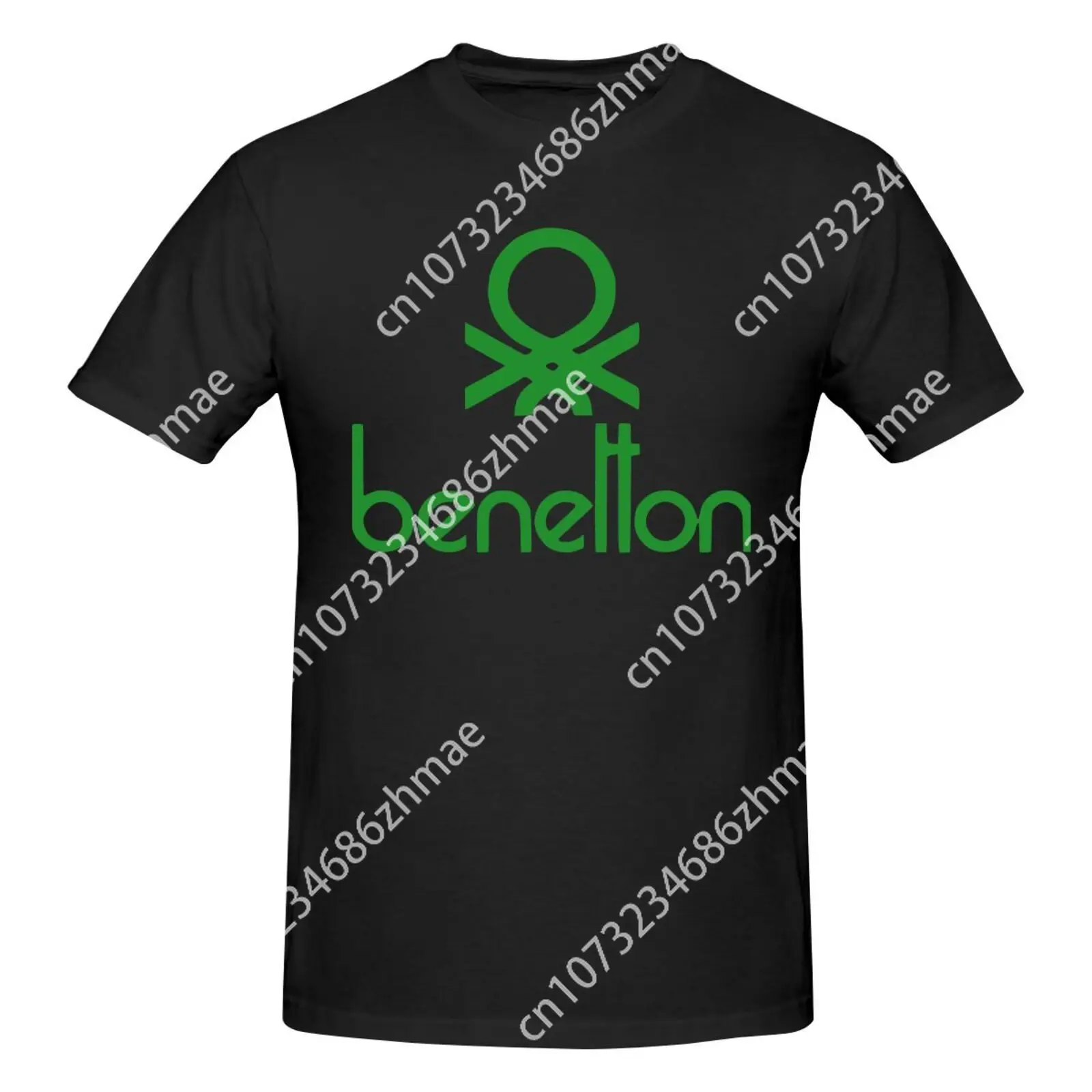 Benetton Racing Logo Men'S Black T-Shirt Fashion Casual Funny Short Shirt Size S-3Xl