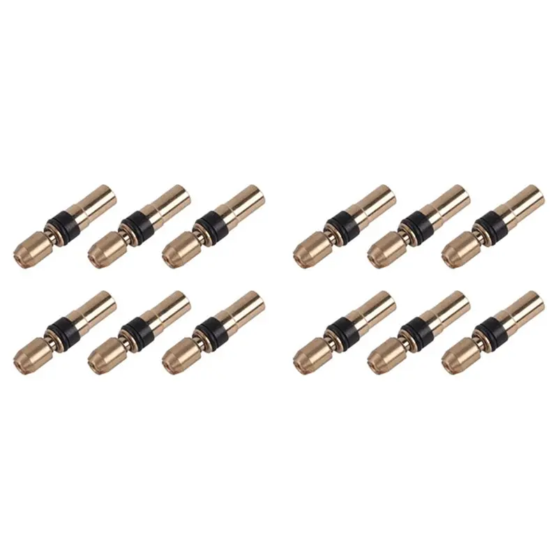 A93E-12Pcs Three-Stage Piston Head High-Pressure Copper Head For 6Mm 30Mpa High-Pressure Pump Piston Parts