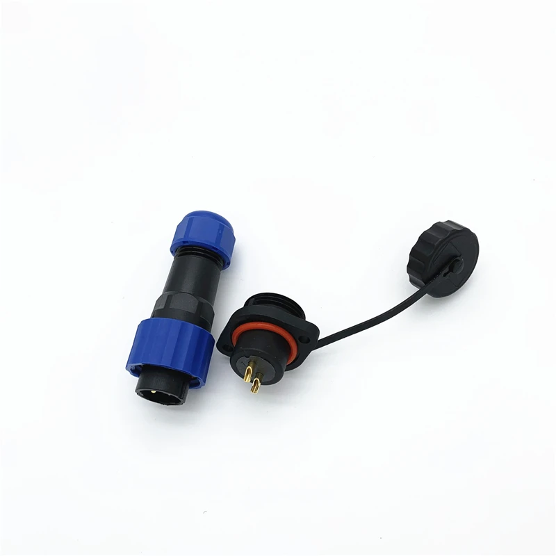 SP16 Flange Aviation Plug IP68 Waterproof Connector Male plug & female socket 2/3/4/5/6/7/8/9 pin Wire cable connector