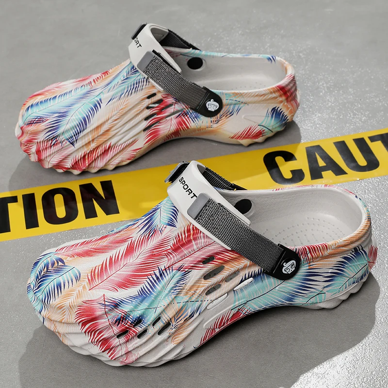 Summer Men Slippers Outside Beach Outdoor Sandal Flip Flops Clogs Soft Bottom EVA Unisex Slides Ladies Bathroom Bath Flat Shoes