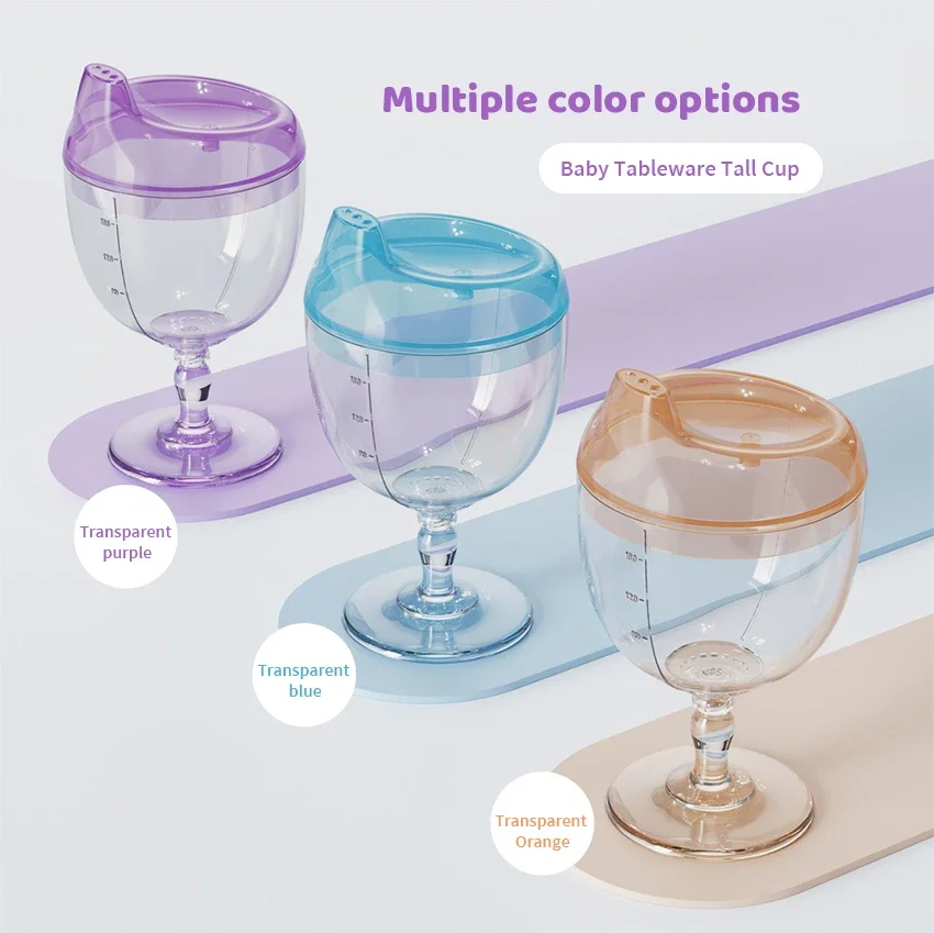 Baby Feeding Drinkware Cup Newborn Learning Hand Shank Bottles Silicone Tableware Toddler Water Bottle Baby Accessories goblet