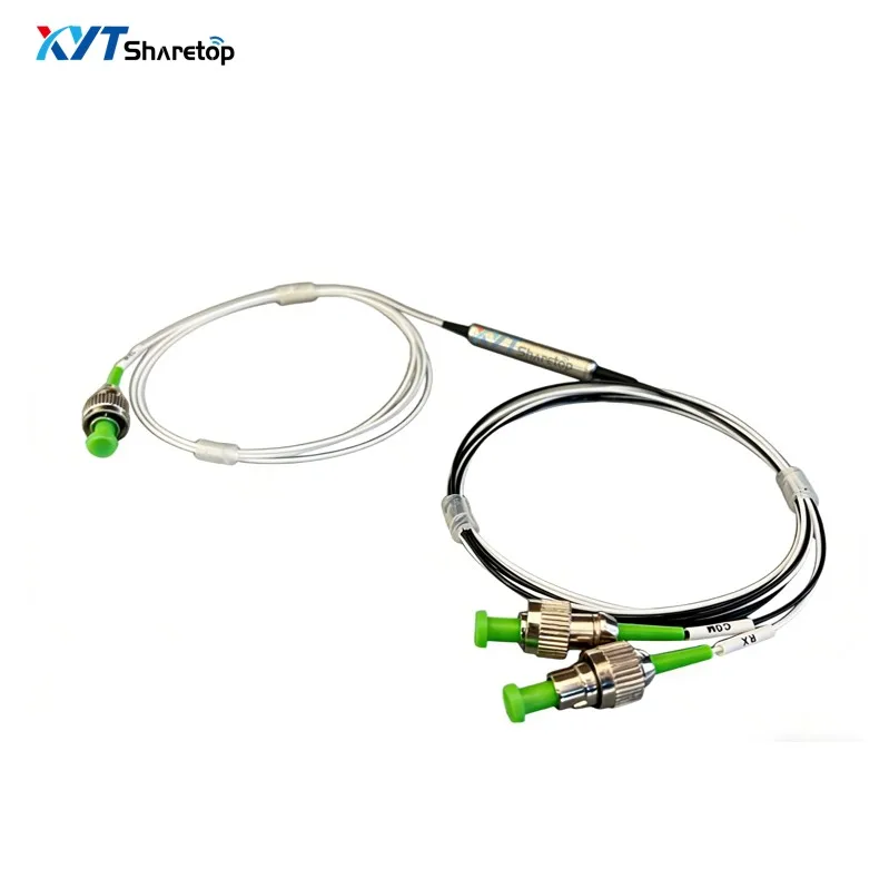 Fiber Filter Type DWDM Single Mode Optical Fiber 50GHZ Channel 1x2 Transmission Reflection