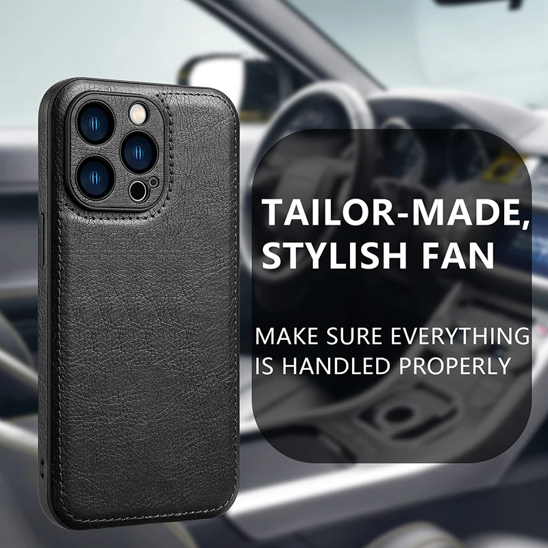 الفاخرة بلون الجلود الوفير لينة قضية الهاتف آيفون 16 برو ماكس 14 11 12 13 15 برو ماكس عدسة الكاميرا حماية الغطاء الخلفي #2