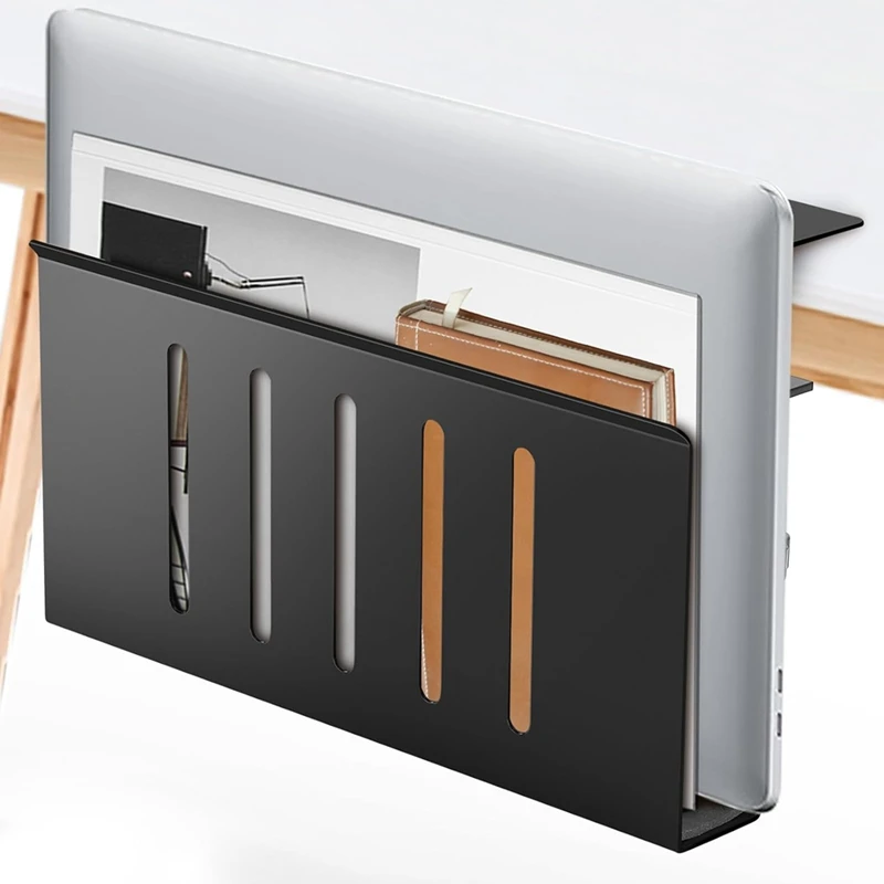 

Under Desk Storage-Side Desk Storage For Files And Office Desk Accessories,Standing Desk Organizer For Small Desk,L Desk