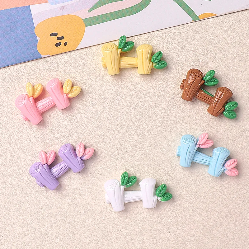 New Flower Fence Resin Flowers Cabochon 20pcs Resin Flatbacks for DIY Jewelry Making Wholesale Scrapbook Decoration Accessory