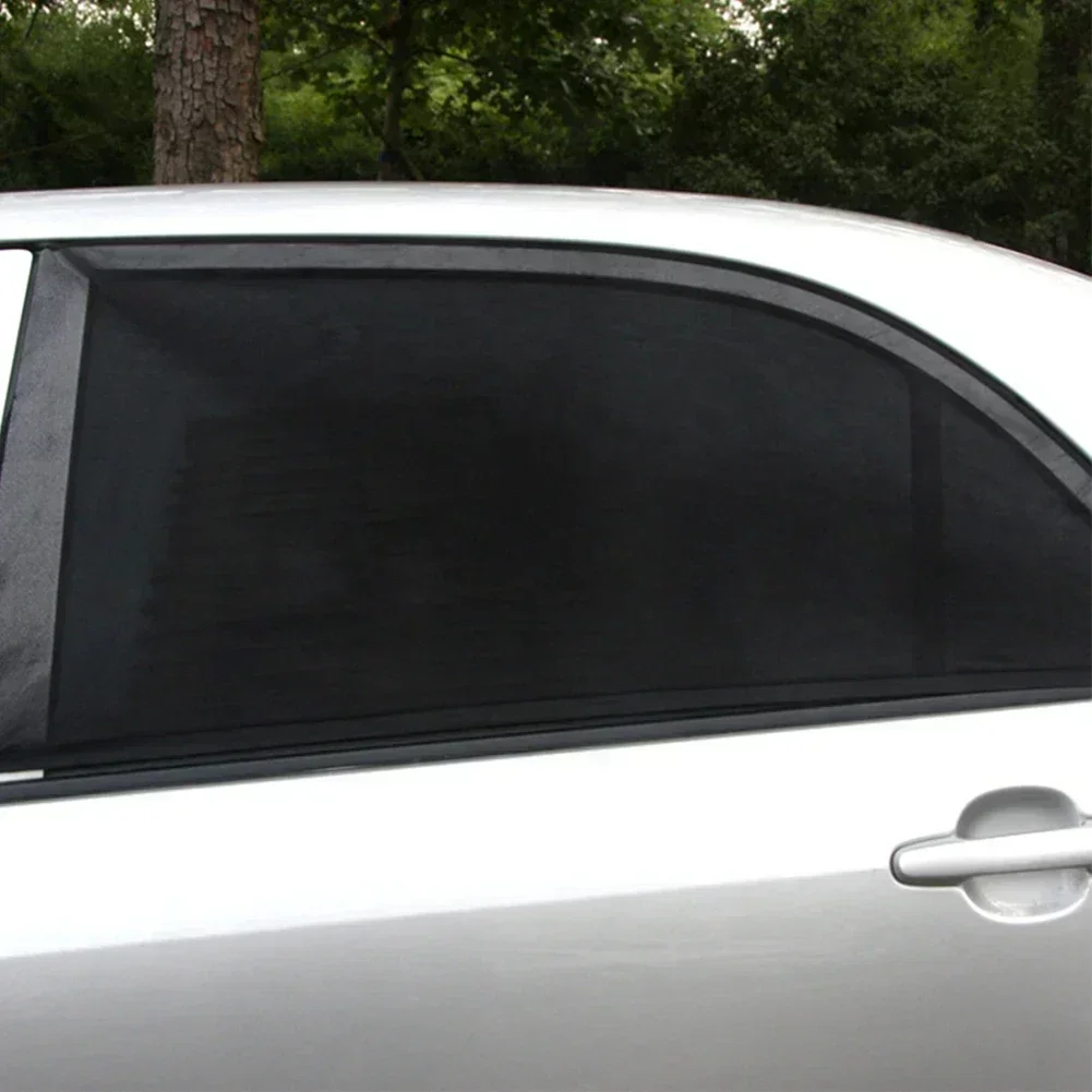 2/4Pcs Sun Protection & Privacy: Anti-Mosquito Car Window Curtain Sunshade Car Accessories