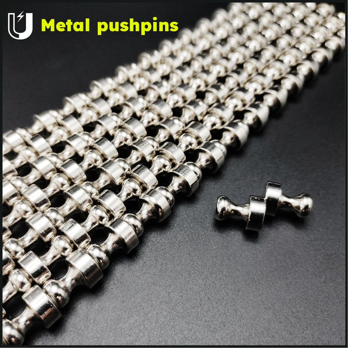 10PCs Super Strong Neodymium Magnet Magnetic Pushpins Sucker Thumbtack Steel Magnet Push Pin for Refrigerator Whiteboard
