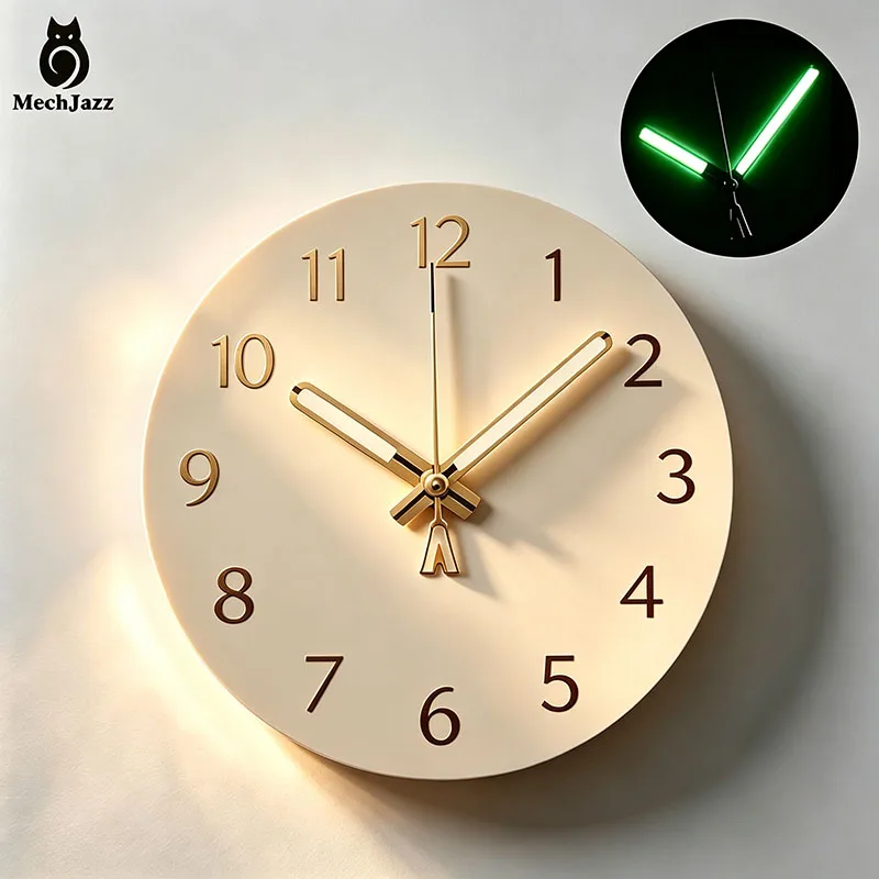 MechJazz C3 Green Luminous Complete Hour Minute Second Hands Watch Hands Mod parts compatible withNH series mechanical movements