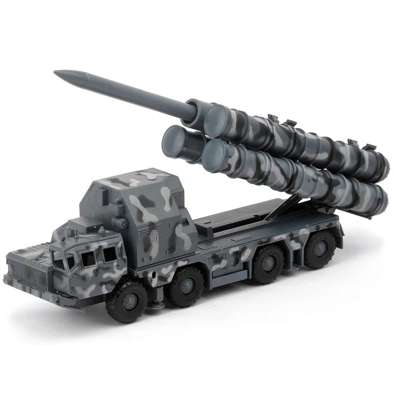 4D 1/72 Russia S-300 Antiaircraft Missile Launcher Assembly Puzzle Model Radar Vehicle Military Plastic Toys