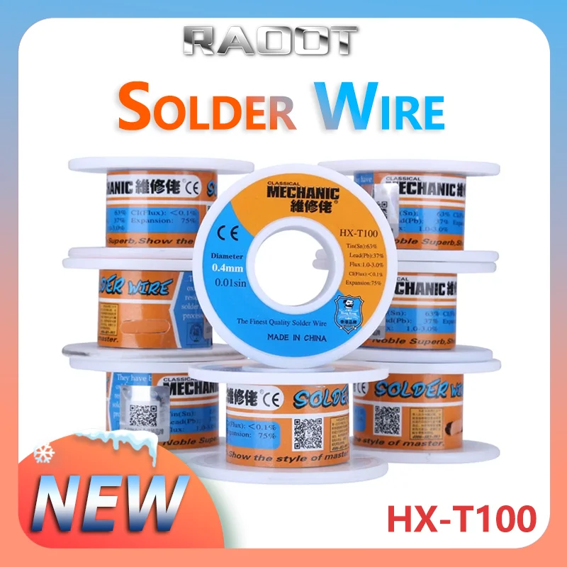 

【55g】MECHANIC Rosin Core Solder Wire 0.2/0.3/0.4/0.5/0.6/0.8/1.2mm Low Melting Point Welding Tin Wire BGA Soldering Tools