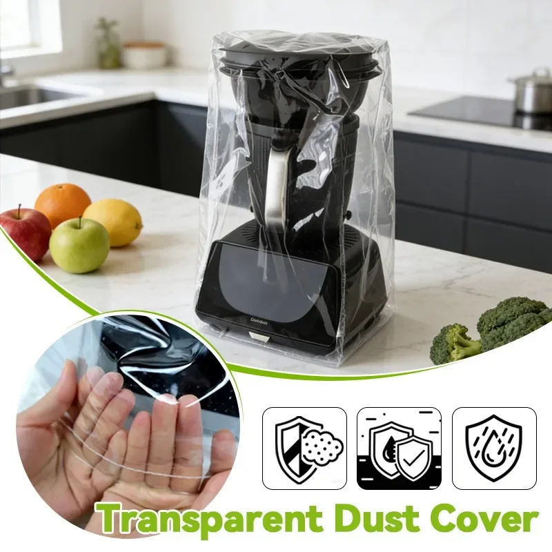 

Transparent Dust Oily Smoke Protective Universal Clear Steam Lid Kitchen Oily Smoke Protective Dust Cover for TM 5 6 7