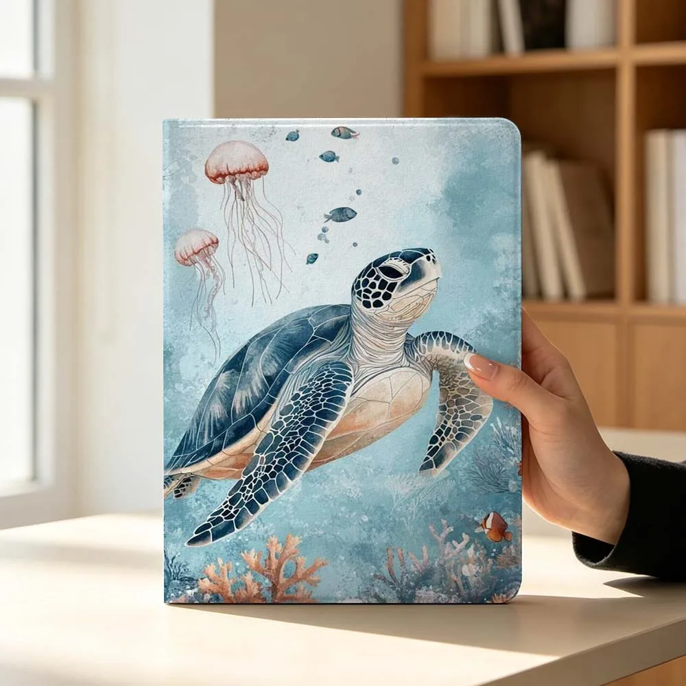 Sea Turtle Design For Honor Tab Magic Pad GT X9a 6 X9 X8A X8 V8 V7 9 V9 8 2 3 4 13.3 10 Pro Inch Tablet Case Gift