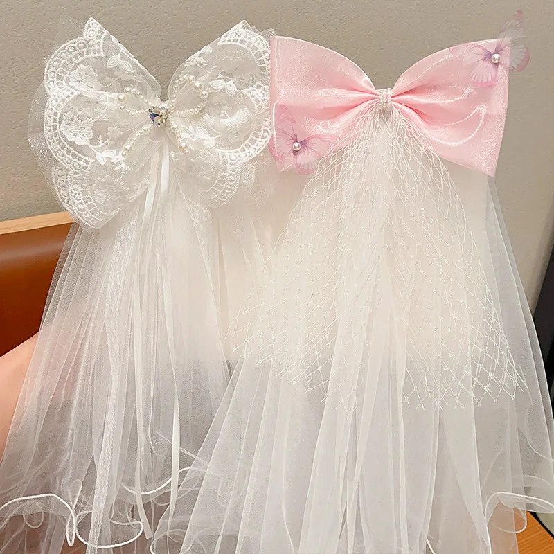 Girl's headband, hair clip, bow, princess headband, birthday headband, little girl's super fairy flower girl hair accessory - Image 3