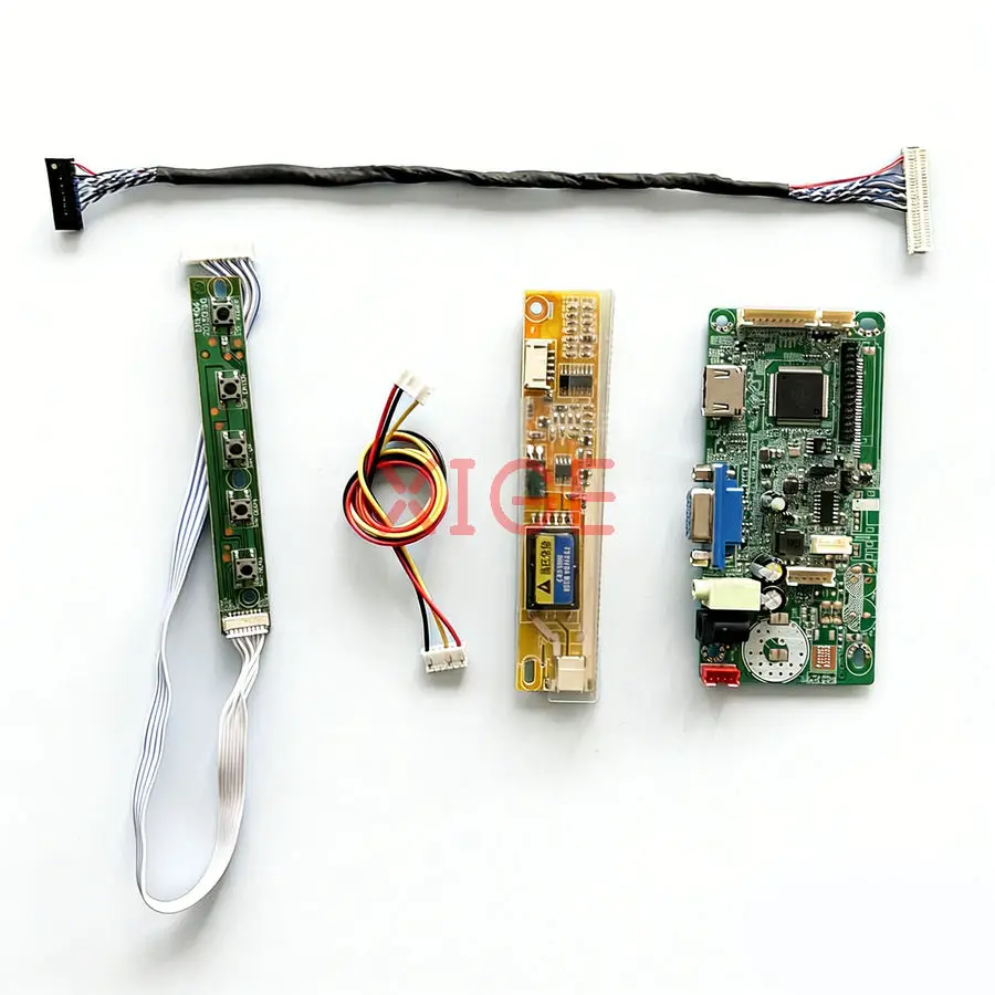 Monitor Controller Drive Board Fit LQ164M1LD4A LTN160HT01 N184H3 LQ164M1LD4C 1920x1080 1920*1080 HDMI+VGA 1-CCFL LVDS 30-Pin Kit