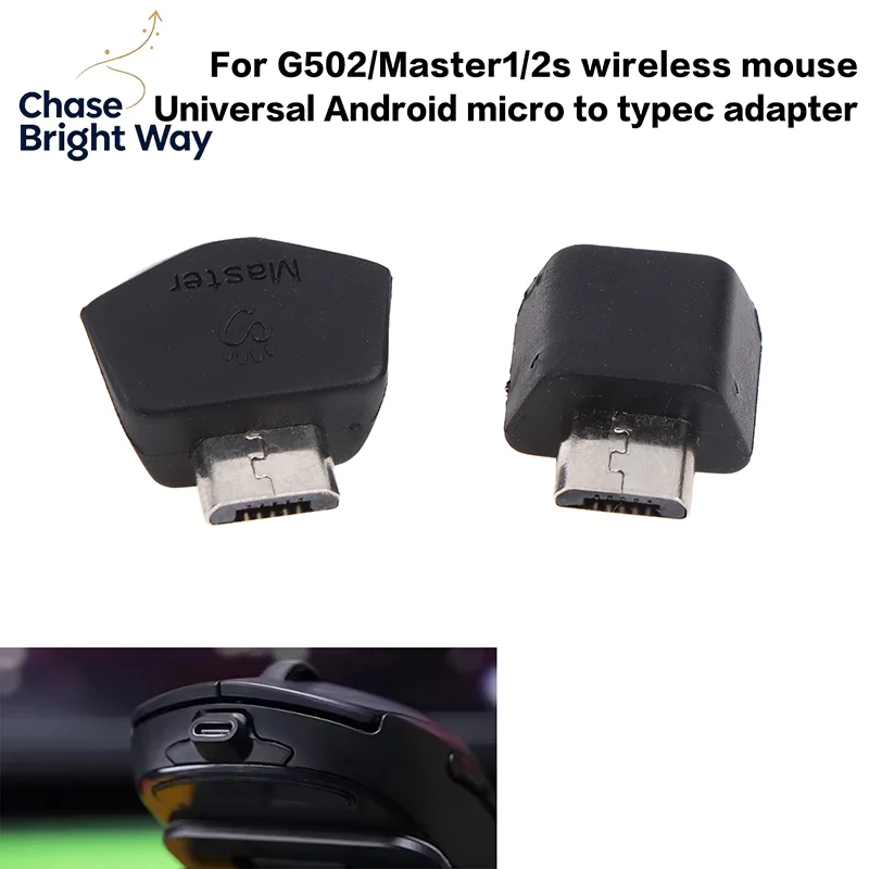 For G502/Master Wireless Mouse Universal Adapter Android Micro To Type C Head Replacement Repair Parts