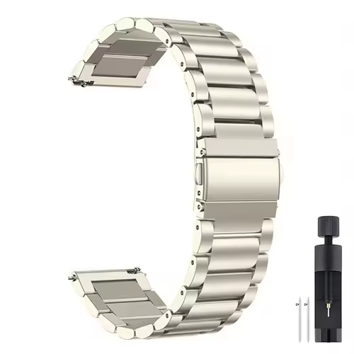 18mm 22mm 20mm Watch Band For Samsung Galaxy Watch 7/6/5/4/3 S3 Active2 Huawei Watch GT 6 Pro GT5 GT4 GT3 2 Stainless Steel Band - Image 20
