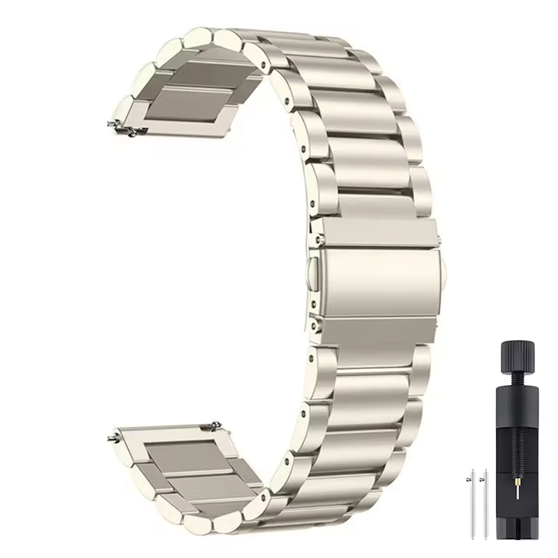 18mm 22mm 20mm Watch Band For Samsung Galaxy Watch 7/6/5/4/3 S3 Active2 Huawei Watch GT 6 Pro GT5 GT4 GT3 2 Stainless Steel Band - Image 20