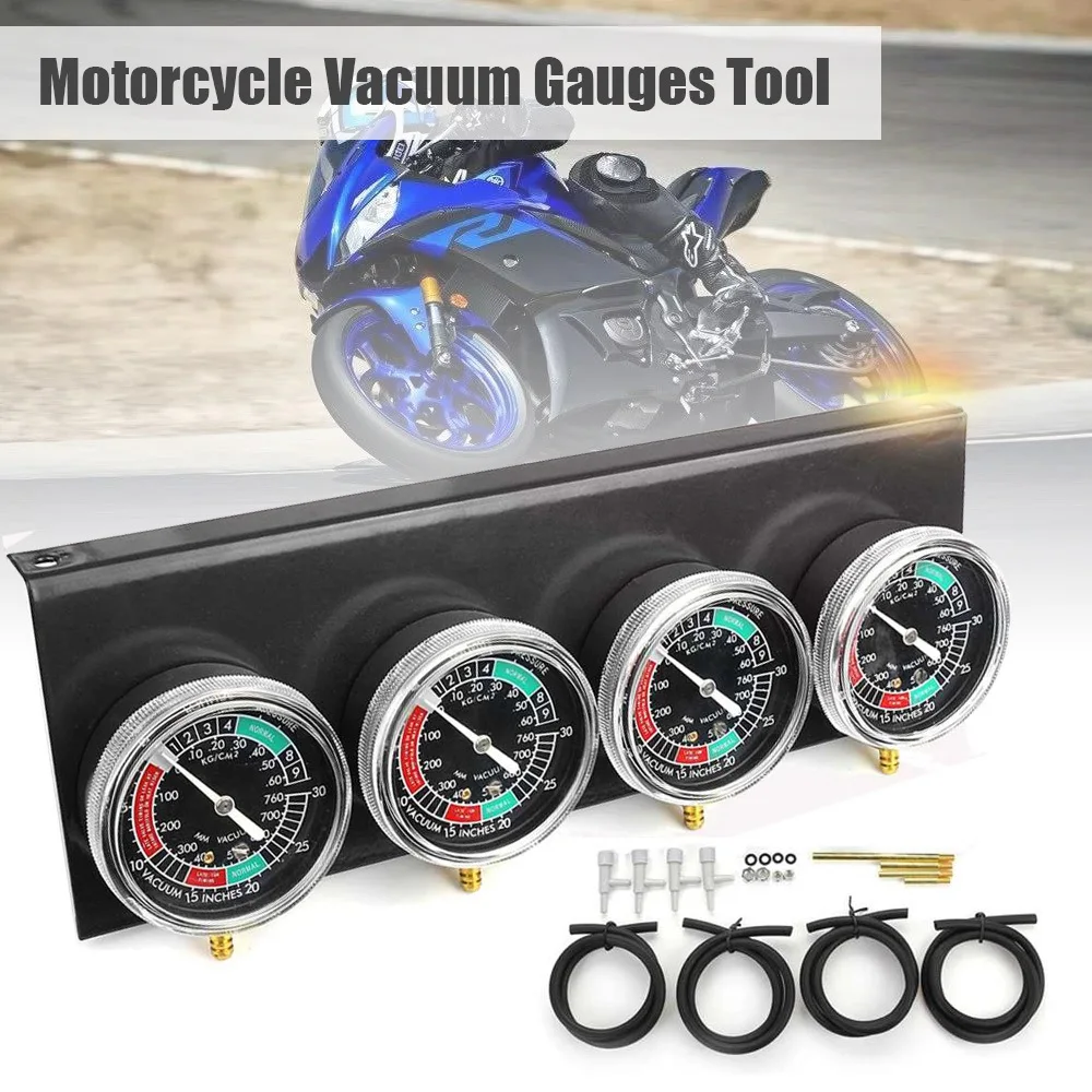 Motorcycle Carburetor Synchronizer Vacuum Gauges Tool Vacuum Gauge Balancer for //