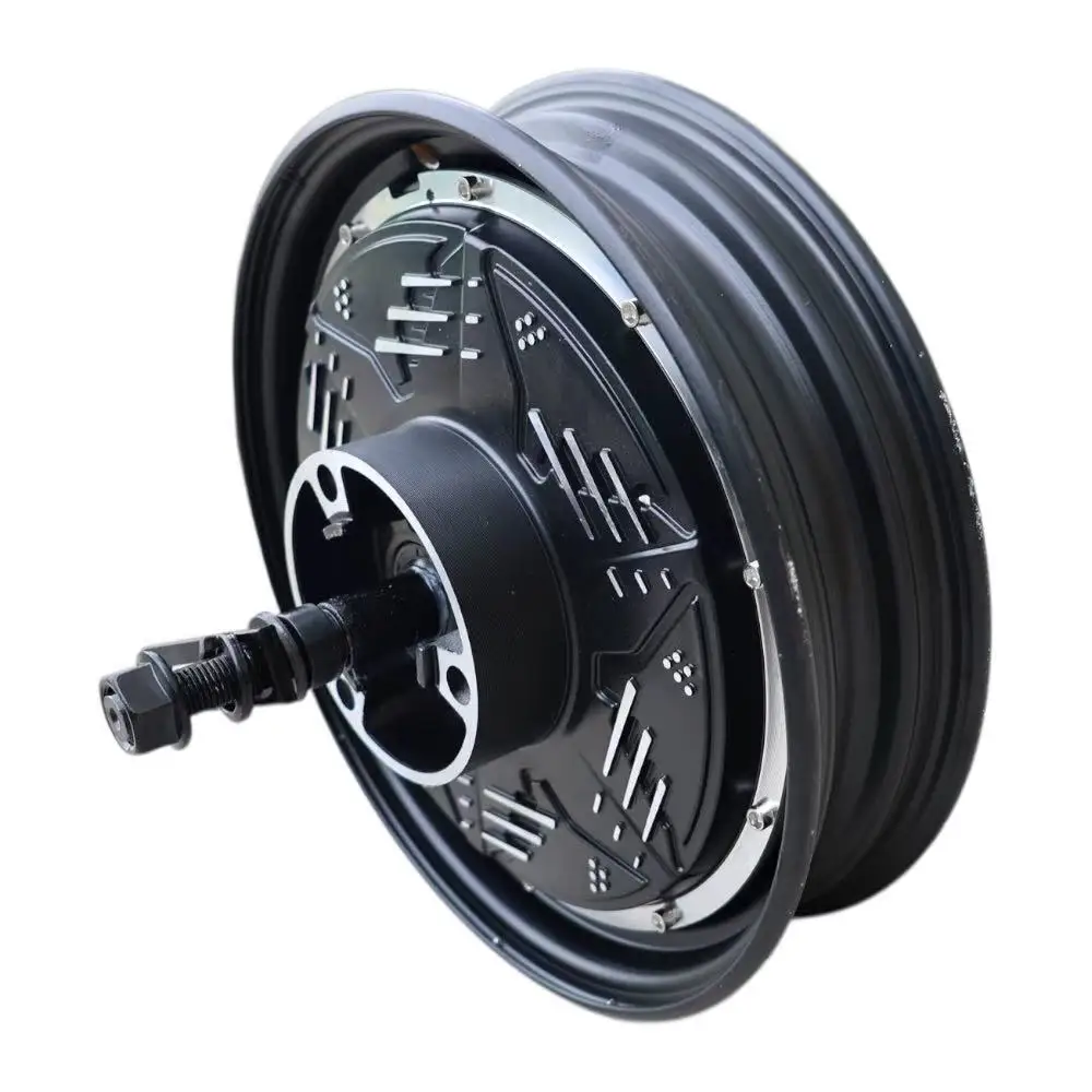 Top-bumper Permanent Magnet Waterproof DC Electric Motor 60V 72V 3000W 10-inch 50H Scooter Motorcycle Hub Motor Blade