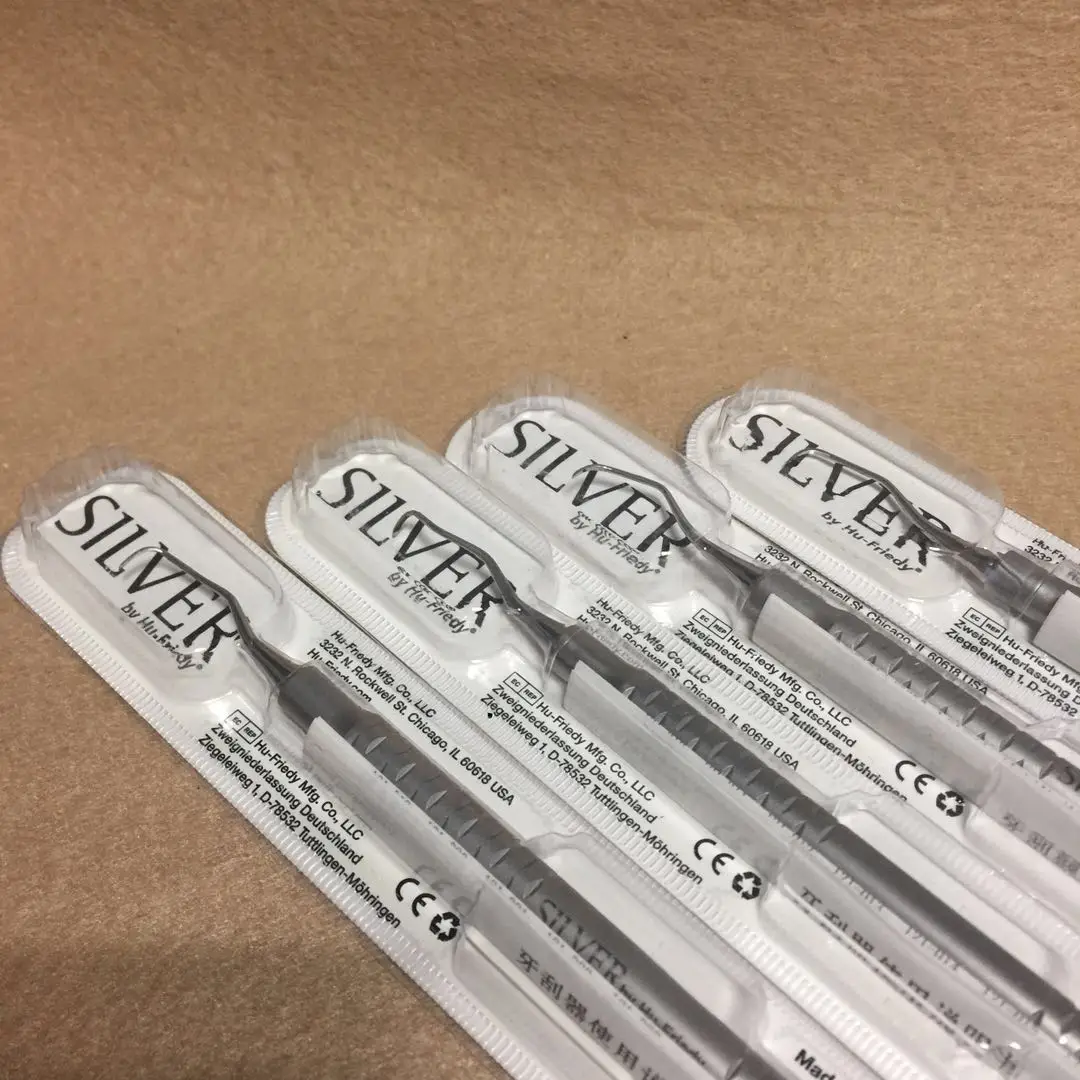 Dental Original Tooth Scaler Manual Set 925 Silver Periodontal Gracey Bone Curettes Perio Scalers Oral Care Teeth Whitening Tool