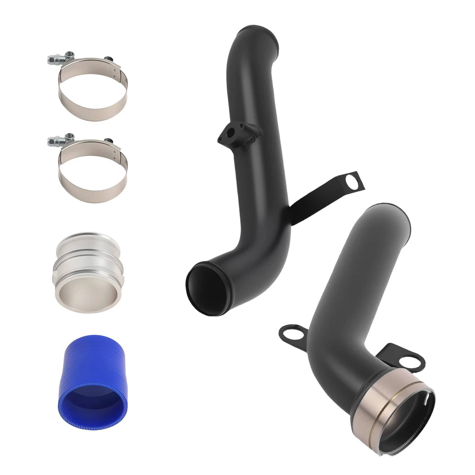 Turbo Discharge Pipe Conversion Kit Aluminum For VW  MK5 Jetta Scirocco 2009