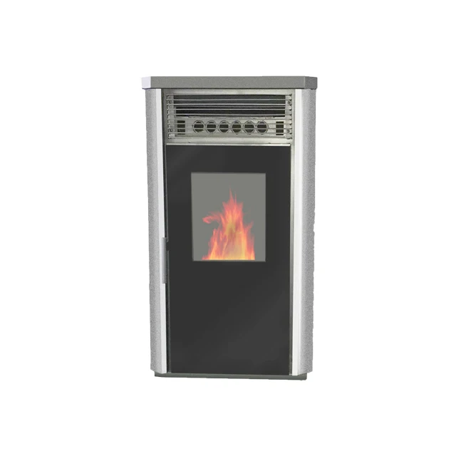 Chinese Supplier Cast Iron Modern Wood Pellet Stove 13KW For Selling