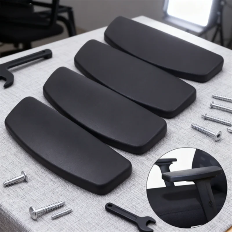 HUAHUAInterchangeable Office Chair Arm-Rest Pair with Mounting Hole, Ideal For Gaming Chair Part ReplacementHUAHUA