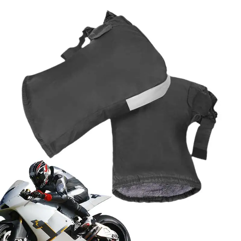 

Motorbike Handlebar Gloves Motorcycle Muffs Grip Gloves Mittens Windproof Outdoor Cycling Gloves For Snowmobiles Scooters