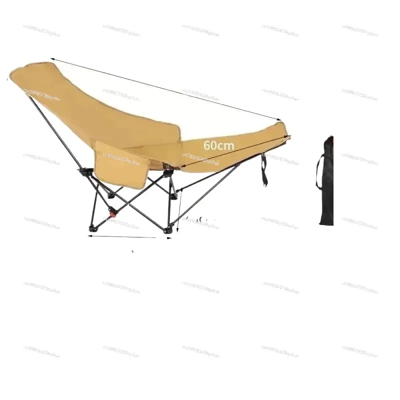 

Three-gear adjustment Lounge chair with leg support Picnic lunch break Beach chair Portable camping chair