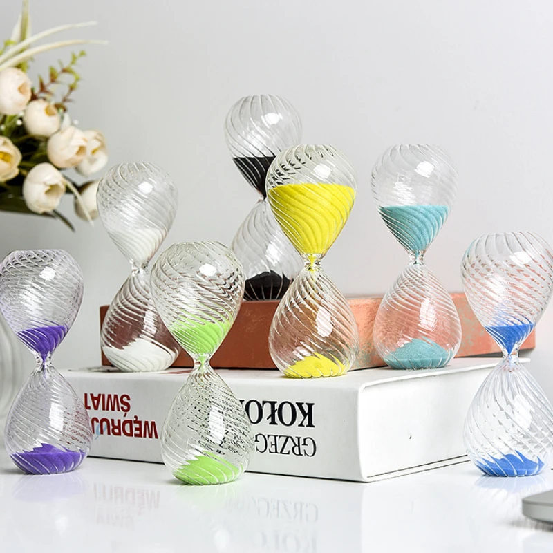 5min/30min Creative Twisted Hourglass Birthday Gifts Decoration Timing Small Gift Home Accessories Sand Timer Tabletop Decore
