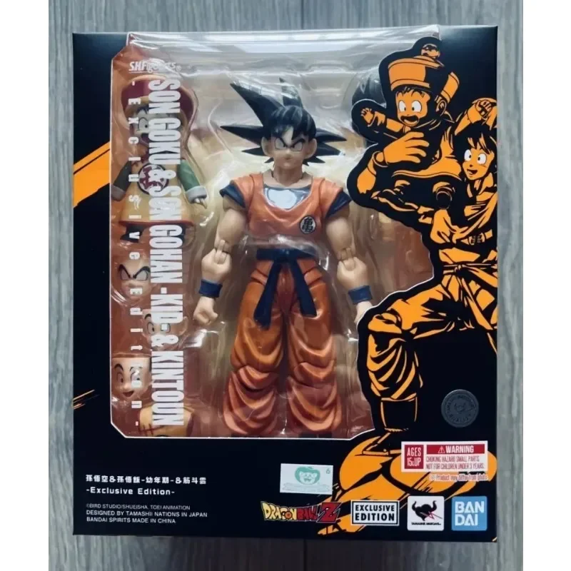 Original Bandai Dragon Ball S.H.Figuarts Son Goku Jiren Trunks Super Saiyan SHF SDCC 2024 Exclusive Edition Figure Model 17cm