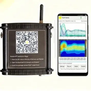 PQWT S100 S200 S300 Mobile Underground Water Detector Portable Geophysics Instrument Groundwater Exploration Detection Tool