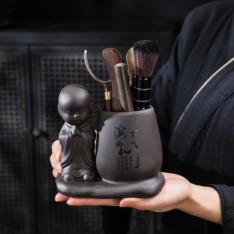 Tea Ceremony Six Gentlemen Set Kung Fu Tea Accessories Complete Tea Tools Knife Clip Brush Supplies