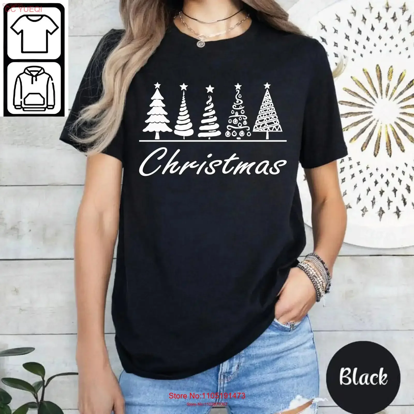 

Рождественская рубашка унисекс, уличные украшения с подсветкой, деревянные подарки для сотрудников, оптом, винтажный стираный топ для повседневной носки