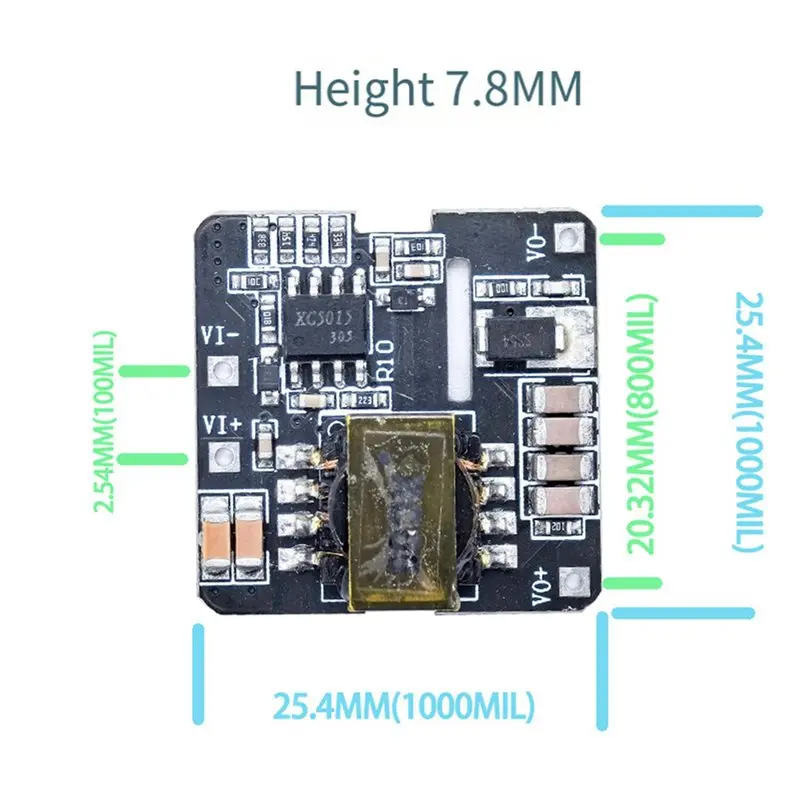 ABSQ-2X XC5015 Isoliertes DCDC-Leistungsmodul 9–36 V Weitspannungseingang 12 V Hochpräziser Ausgang 6 W/10 W