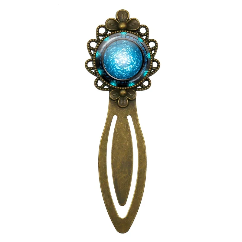 Creative Charming Nebula Metal Bookmarks For BookGalaxy Space Crystal Space Universe Milky Way Stationery Supplies