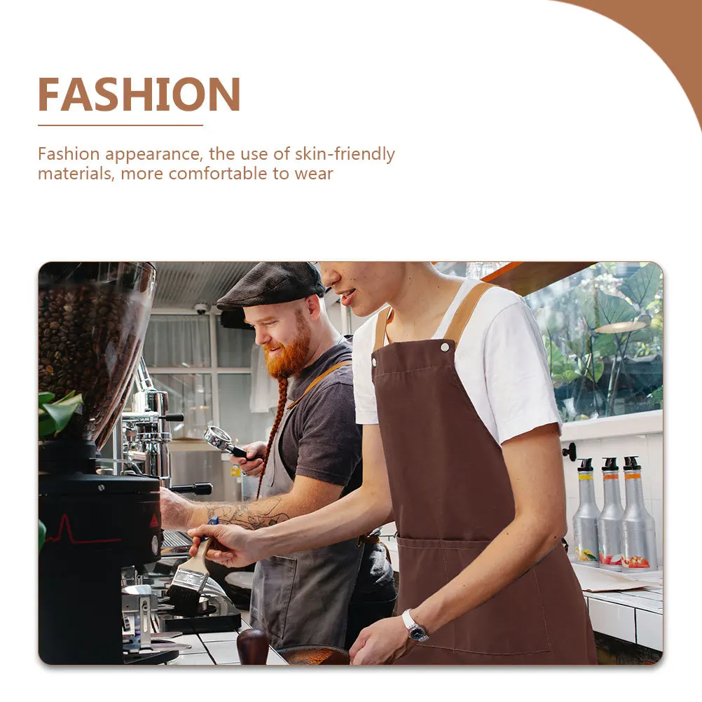 

Baking Premium Kitchen Cooking With Pockets Multi-Purpose Household Gardening Cafe Working Apron Apron