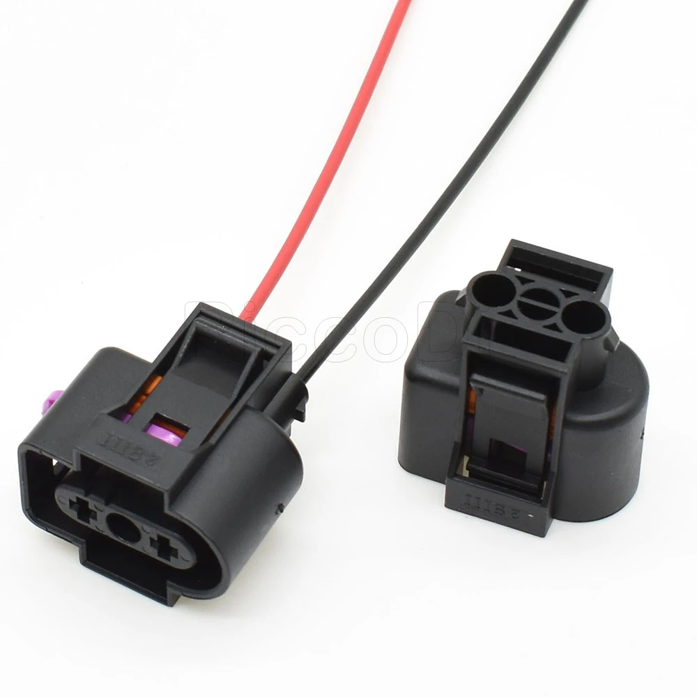 2 دبوس غسالة السائل الاستشعار التوصيل خزان المبرد خزان الاستشعار موصل مقاوم للمياه لشركة فولكس فاجن جيتا جولف أودي 1J0 973 202 1J 0973202